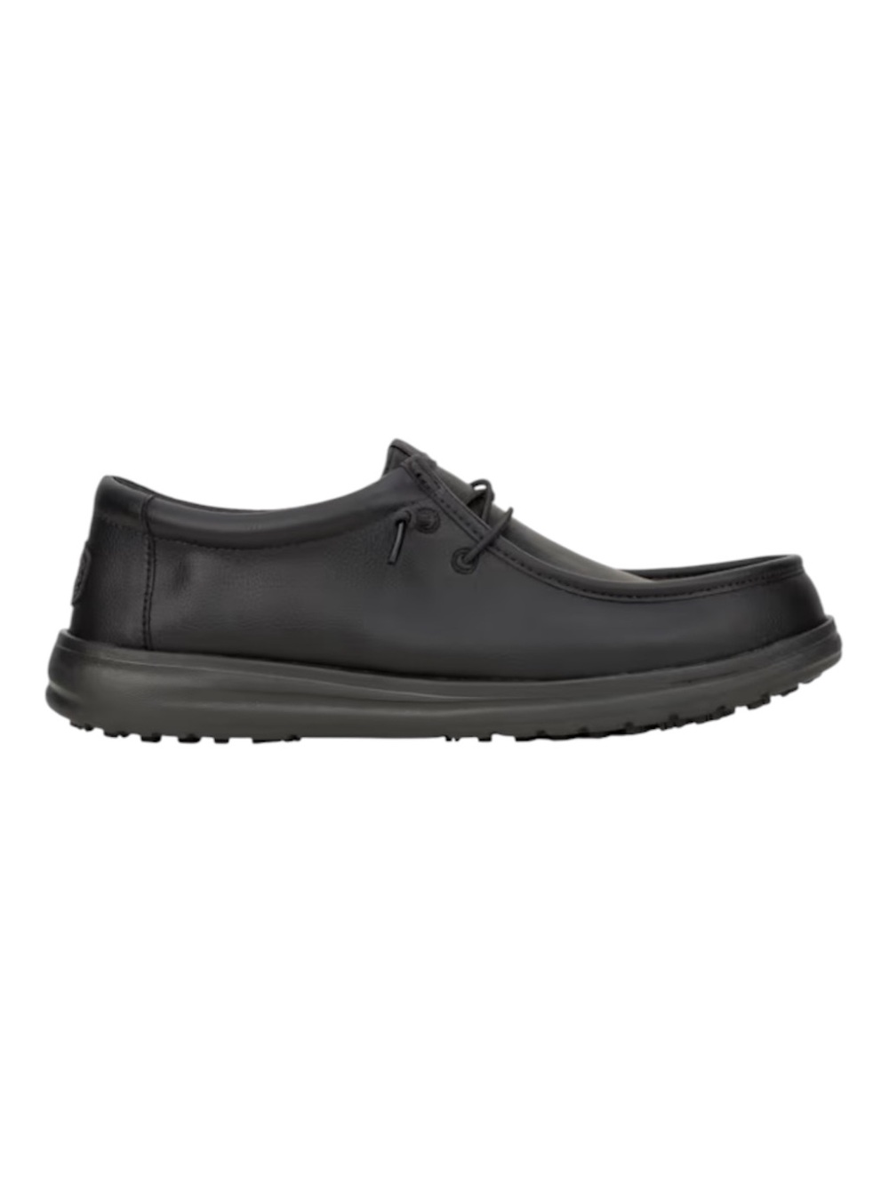 Hey Dude Men's Wally Work CE Classic Casual Loafer Shoes in Black Size 13